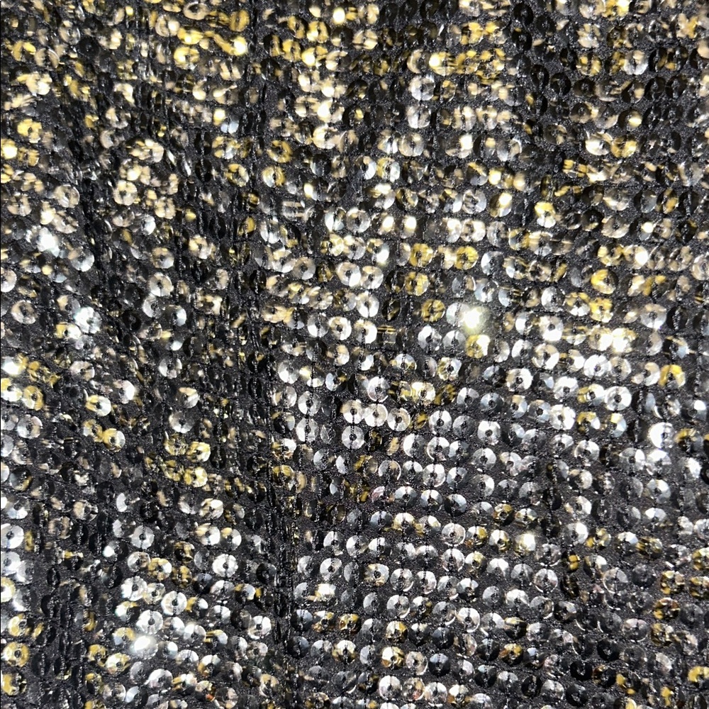 BCBGMaxAzria Black Sequin High Waist Shorts - Picture 7 of 7